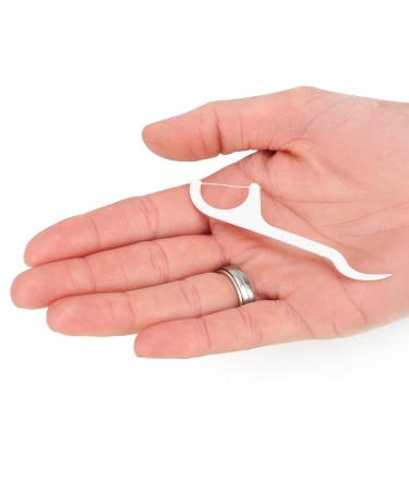 COM-FOUR 200 Dental Sticks - Travel-Safe Interdental Picks with Dental Floss & Toothpick - Unscented Oral Care Solution - Buy Online on GoSupps.com