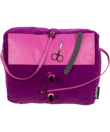 Manicure Cushion Pedicure Pillow Nail Arm Rest Foot Care Purple Velvet - Buy Online on GoSupps.com