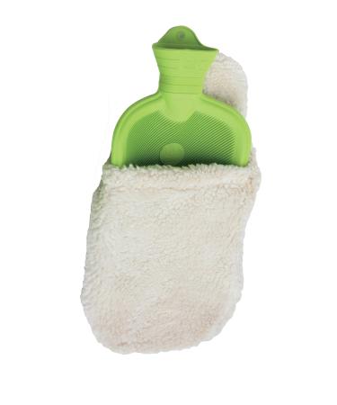 Water bottle made of FSC certified natural rubber and organic cotton cover 2 litres