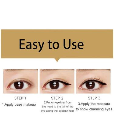 DADASHAO Waterproof Long Lasting Eyeliner Pencil - Sweatproof, Smudgeproof, High Pigmented Black Eyeliner - Buy Online on GoSupps.com