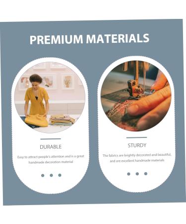 Operitacx 5pcs Handade Cloths Supplies Handmade Sewing Works Fabrics Cotton Beautiful Clothing Patch 0.01X50X50CM As Shown - Buy Online on GoSupps.com