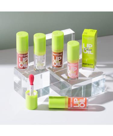 Beauty Glazed Big Brush Head Lip Oil - Ultra-Hydrating Glossy Finish & Vegan Tinted Lip Gloss - 101 MEET & 102 KISS 2 - Buy Online on GoSupps.com