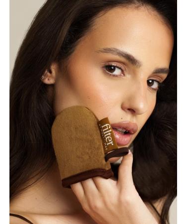 Filter by Molly-Mae Mini Velvet Mitt | Smooth Application | Streak-Free | For Face Hands & Feet | Soft Feel - Buy Online on GoSupps.com