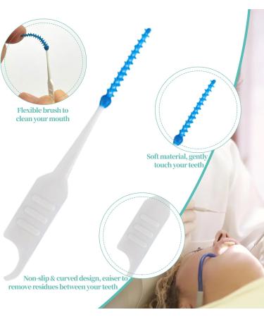 Llmsix Interdental Brushes 250 Portable Silicone Dental Floss Sticks with Storage Box | 5 Colors for Effective Tooth Cleaning - Buy Online on GoSupps.com