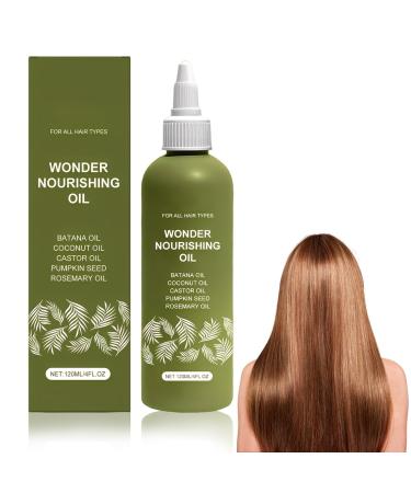 AYVRUOP Hair Care Serum Oil Pure Coconut and Rosemary Oil Extract For thicker hydrated and repaired dry stronger hair 120 ml