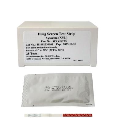 Xylazine Test Strips (25 Pack) - Fast & Accurate Testing for Pills Powders & Liquids - International Shipping Available - Buy Online on GoSupps.com