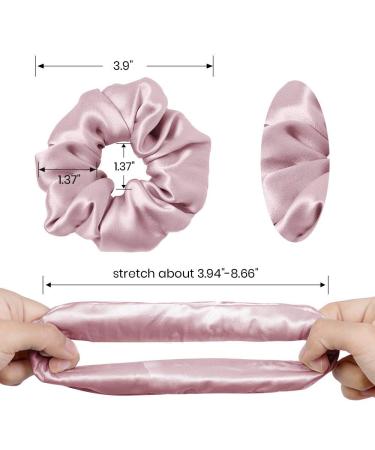LILYSILK Silk Scrunchies for Women - Colorful Hair Bow Ties (10pc Mix) - Soft & Cute Elastics - Buy Online on GoSupps.com
