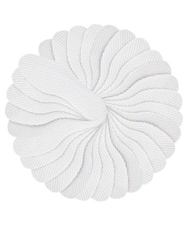 NOLITOY 20 Pairs Thin Insole Shoe Inserts Sports Shoe Pads Odorless Shoe Insoles Sweat-Absorbing Shoe Pads Sports Shoe Insoles Relief Shoe Pads Thin Shoe Pads Non-Slip Wood Pulp White