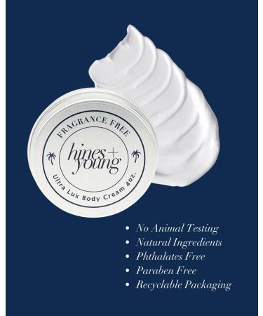 Hydrating Tin Body Cream - Nourishing & Rejuvenating for All Skin Types | Natural & Fragrance-Free | 4 oz Phthalates & Paraben Free - Buy Online on GoSupps.com