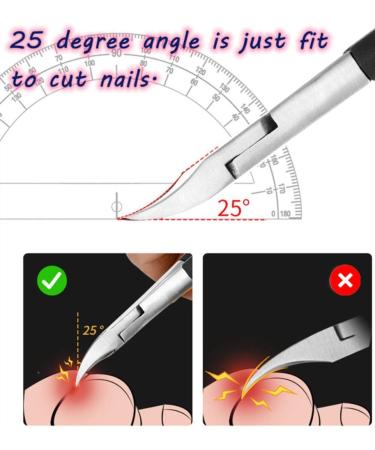 Toenail Clippers for Thick or Ingrown Toenails - YEESAM Precision Eagle Mouth Long Handle Toe Nail Clippers Scissors for Seniors Professional Trimmer Hard Toe Nail Fingernail Strong Big Nail Nippers New Black - Buy Online on GoSupps.com