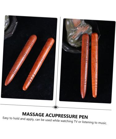 Minkissy 12-Piece Acupuncture Rod Set - Hand & Feet Muscle Relief Wooden Massage Tools for Spa & Acupuncture Point Therapy - Buy Online on GoSupps.com