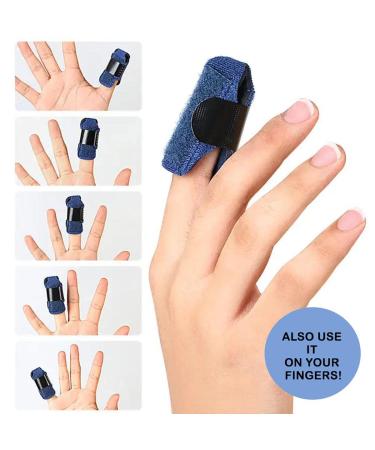 2 Pack Toe Straightener and Toe Brace for Hammer Toe - Blue - Buy Online on GoSupps.com