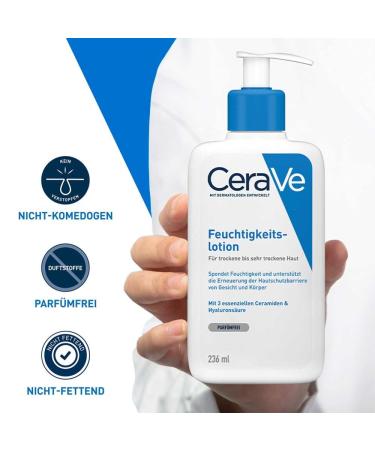 Cerave Moisturizer Lotion 236 ml - Hydrating & Repairing | Fast International Shipping - Buy Online on GoSupps.com
