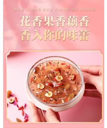 Sweet osmanthus Nut Chia qiyazi Lotus Root Powder Instant Breakfast fruit cereal Porridge 500g/can Healthy Nutritious food Replacement Congee Oatmeal Starch Soup Chinese snack (Mixed flavors 3can) Mixed flavors 3can - Buy Online on GoSupps.com