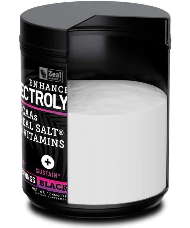 Black Cherry Electrolyte Powder 90ct- Sugar Free + BCAA, B-Vitamins & Real Salt - Keto Hydration Drink with Potassium, Sodium, Zinc & Magnesium - Buy Online on GoSupps.com