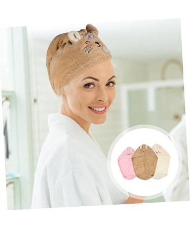 minkissy Heart LED Mirror 6 Pcs Dry Hair Cap Shower Cap Cute Coral Fleece Fast Drying Cap - Buy Online on GoSupps.com