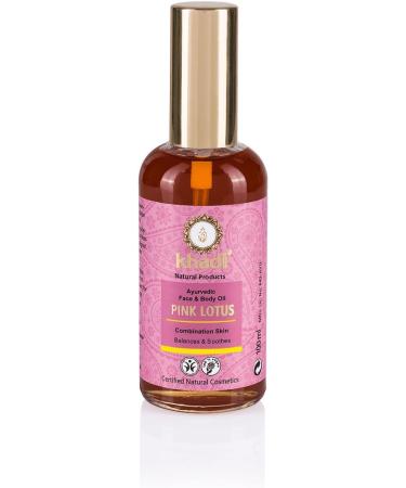 Khadi Lotus Pink Body Oil 100ml - Buy Online on GoSupps.com