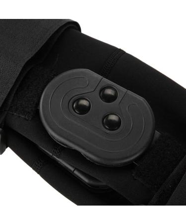 Orthopedic Knee Pads for Ligament Injury | Knee Support Brace - Black 33x22cm - Buy Online on GoSupps.com