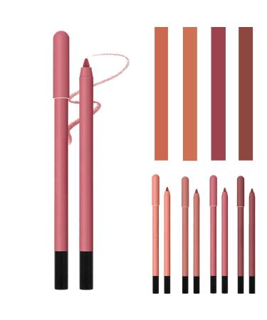 AONAT professional make-up-lip liners soft lipliner waterproof long-lasting lip contour pencil matt finish kiss and color right as well as wiped (matt pink) 03
