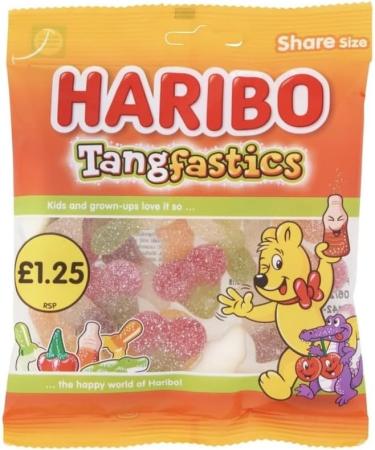 Haribo Tangfastics 5 packs x 140g Multipack Bulk Sour Party Sweets - Buy Online on GoSupps.com