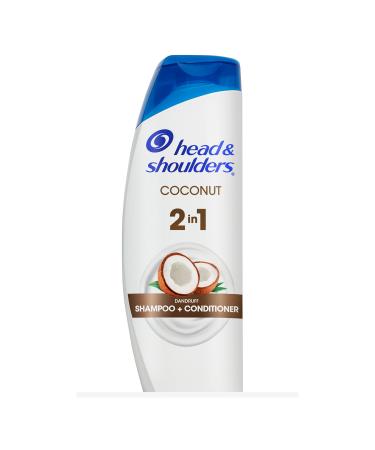 Head and Shoulders 2-in-1 Shampoo and Conditioner with Coconut Daily-Use Anti-Dandruff Paraben Free 13.5 fl oz