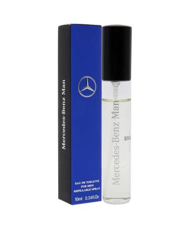 Mercedes-Benz Man - Eau de Toilette for Men - Aromatic Woody Fruity Mens Fragrance with Cedar and Oakmoss Notes - Long Lasting Mens Cologne - 0.34 oz - Buy Online on GoSupps.com