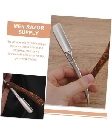 Beaupretty Foldable Hairdressing Razor Blades - Stainless Steel Earling Holder for Daily Use - Buy Online on GoSupps.com