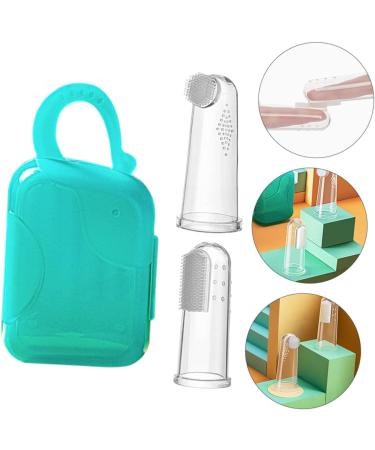 Gatuida 3 Sets Finger Toothbrush - Portable Hygiene Brush for Puppies & Toddlers | Baby & Child Dental Care - Buy Online on GoSupps.com