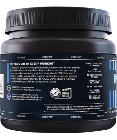 Kaged Muscle IN-KAGED Blue Raspberry - Premium Intra-Workout Supplement 10.93 oz (310g) - Buy Online on GoSupps.com