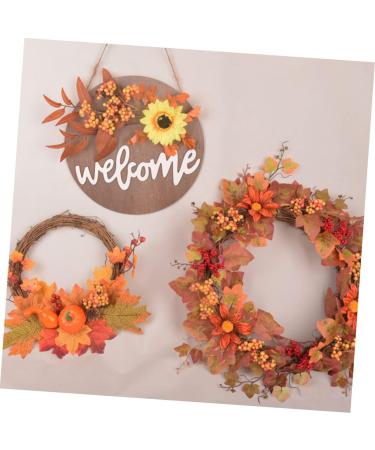 Zerodeko 3pcs Sunflower Welcome Sign Out Door Decor Door Sign Pendant Sign for Front Door Harvest Festival Porch Decor Front Door Welcome Sign Fall Garland Plastic Welcome Card Indoor - Buy Online on GoSupps.com