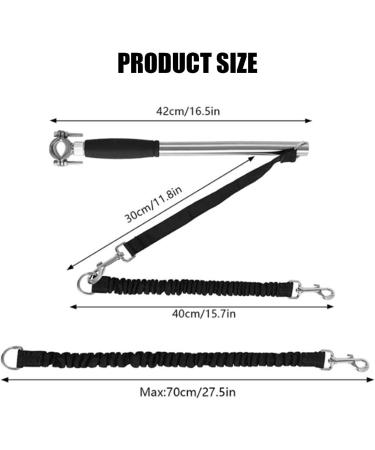 Buy Adjustable Bicycle Dog Leash - Safe Cycling Leash for Dogs Recordable Practice Line & Bike Bracket - Buy Online on GoSupps.com