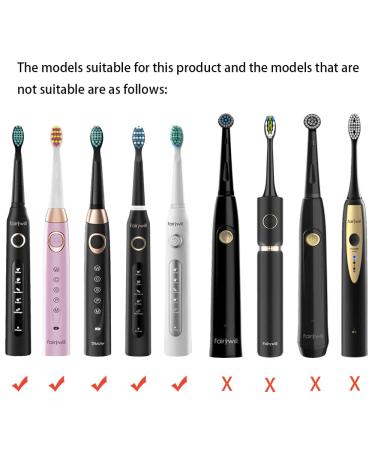 Black Plastic Electric Toothbrush Travel Case for Fairywill, TEETHEORY, Seago, Dnsly Series - Buy Online on GoSupps.com