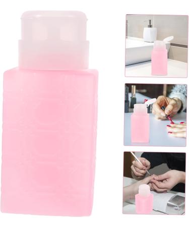 minkissy Nail Oil Pink Nail Polish Nail Polish Remover Dispenser Pump Dispenser Nail Polish Remover Pump Makeup Remover Dispenser Plastic Travel Powder Pump Manicure 6x5x13cm Pink - Buy Online on GoSupps.com