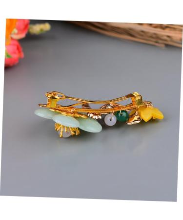 Ipetboom Hairpin Hair Clips Hair Barrettes Flower Hair Clip Hair Accessories for Women Hair Jewelry Girls Hair Accessories Miss Top Clip Agate Winter - Buy Online on GoSupps.com