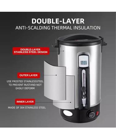 Pot De Fusion De Bougie Lectrique 8-35L Temp Rature De 80-230 F Affichage De La Temp Rature De l'eau LED Outil De Fusion De Cire De Noix De Coco De Savon De Paraffine 30L - Buy Online on GoSupps.com
