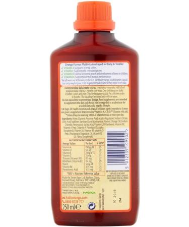Haliborange Natural Orange Multivitamin Liquid - Boost Your Health with Essential Vitamins - Buy Online on GoSupps.com