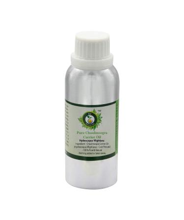R V Essential Pure Chaulmoogra Carrier Oil 1250ml (42oz)- Hydnocarpus Wightiana (100% Pure and Natural Cold Pressed)
