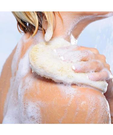Crovin Loofah Pads - 100% Natural Exfoliating Body Scrubber for Men and Women - 6 Count SPA Gift Set for Bath Shower - Buy Online on GoSupps.com