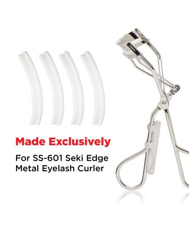 Seki Edge Eyelash Curler Replacement Pads - Pack of 4 Silicone Refill Pads for Perfect Curling - Made in Japan - Buy Online on GoSupps.com