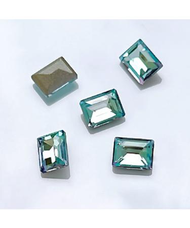 FEIlei 10x/Set Butterfly Nail Rhinestones Square Nail Charms DIY Hearts Nail Art Charms