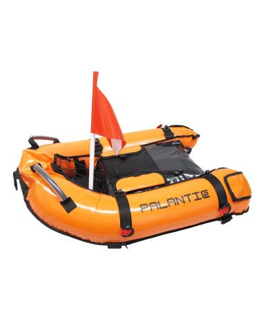 Palantic Scuba Diving Inflatable Gangway Float Boat with Dive Flag & Air Pump