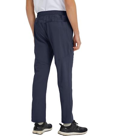 BASUDAM Men's Athletic Pants - Quick Dry Lightweight Sports Pants for Running, Jogging, Hiking - Dark Blue, Medium - Buy Online on GoSupps.com