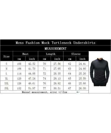 Rela Bota Men's Mock Turtleneck Thermal Underwear Long Sleeve T-Shirt - White XL - Buy Online on GoSupps.com