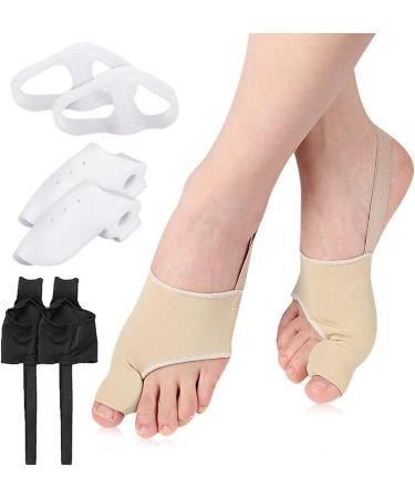 Perfeclan Bale Zeh Correction Set - Toe Spreader Spacers & Protective Sleeves for Valgus Relief & Healthy Feet - Buy Online on GoSupps.com
