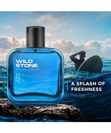 Wi'ldStone Hydra Energy Premium Eau De Parfum for Men Long Lasting Perfume | 100ml - Buy Online on GoSupps.com