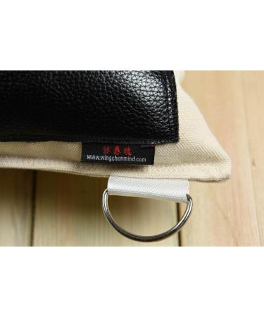 Wing Chun Canvas Wall Punching Bag (Empty) - 10x 34.5 PU Leather Striking Surface for Kung Fu & Boxing Training - Buy Online on GoSupps.com