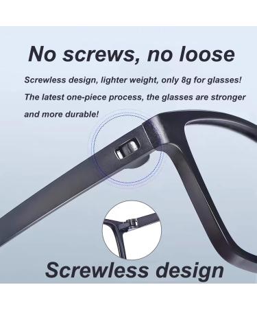 3 Pack Blue Light Blocking Reading Glasses for Men & Women - Multicolor Anti-UV Eyeglasses 1.0x | International Shipping Available - Buy Online on GoSupps.com