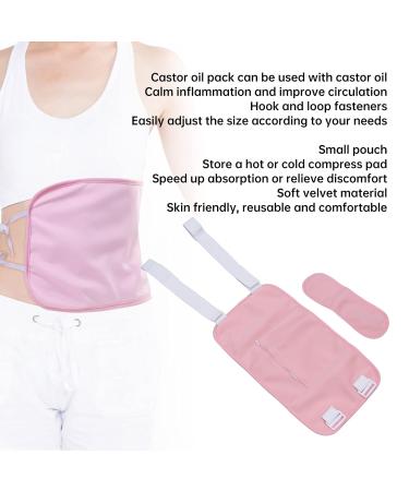 Adjustable Washable Castor Oil Wrap for Liver Detox | Reusable Leaf-Proof Pack in Khaki - Buy Online on GoSupps.com
