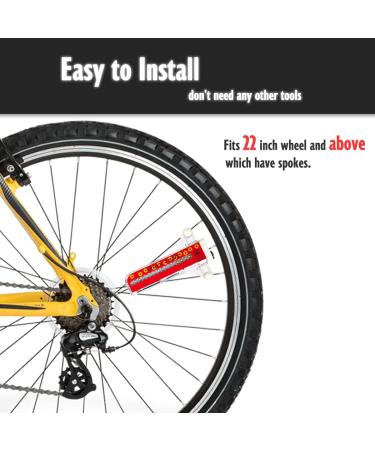 TGJOR Bike Wheel Lights - 32-LED Waterproof Spoke Tire Light with 32 Patterns - 2 Pack - Buy Online on GoSupps.com