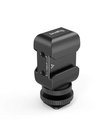 SMALLRIG Two-in-One Bracket Cold Shoe Mount Compatible with Rode Wireless GO and Saramonic Blink 500 for Two-Person Vlogging - 2996